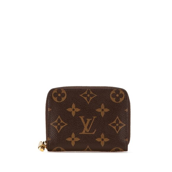 LOUIS VUITTON Brown Monogram Leather Wallet - Picture 1 of 6
